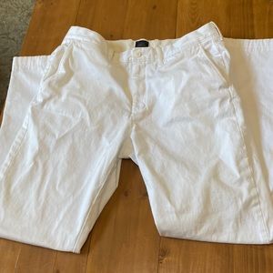 J.Crew mens pants 32x34 white 770 Stretch